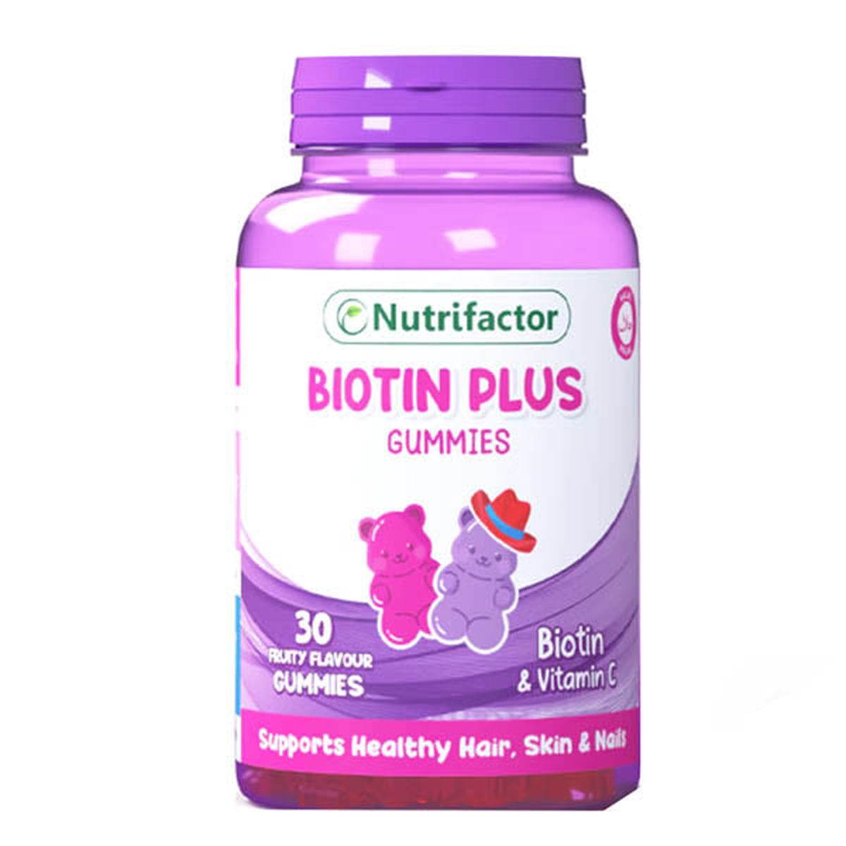 Nutrifactor Biotin Plus Gummies 30 Ct